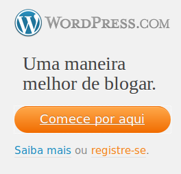 botão para criar blog no wordpress.com